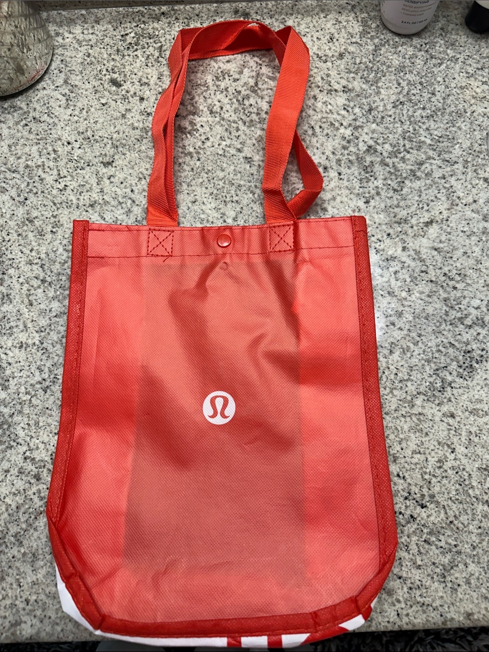 lululemon athletica Red Logo reusable Tote